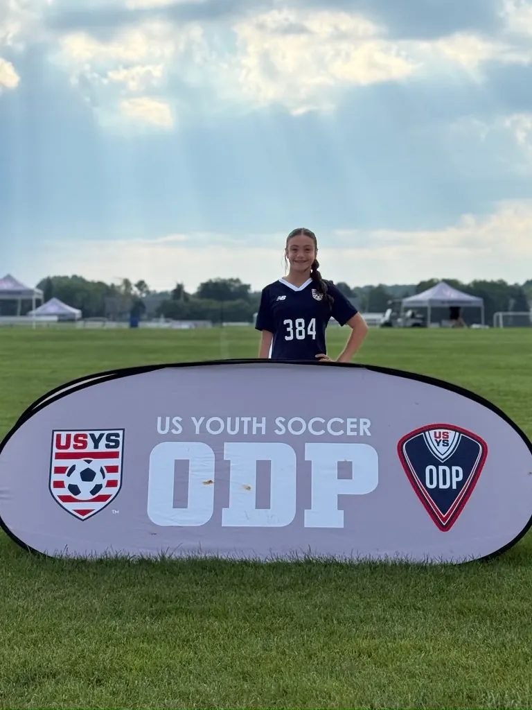 Amaya at the US Youth Soccer ODP camp