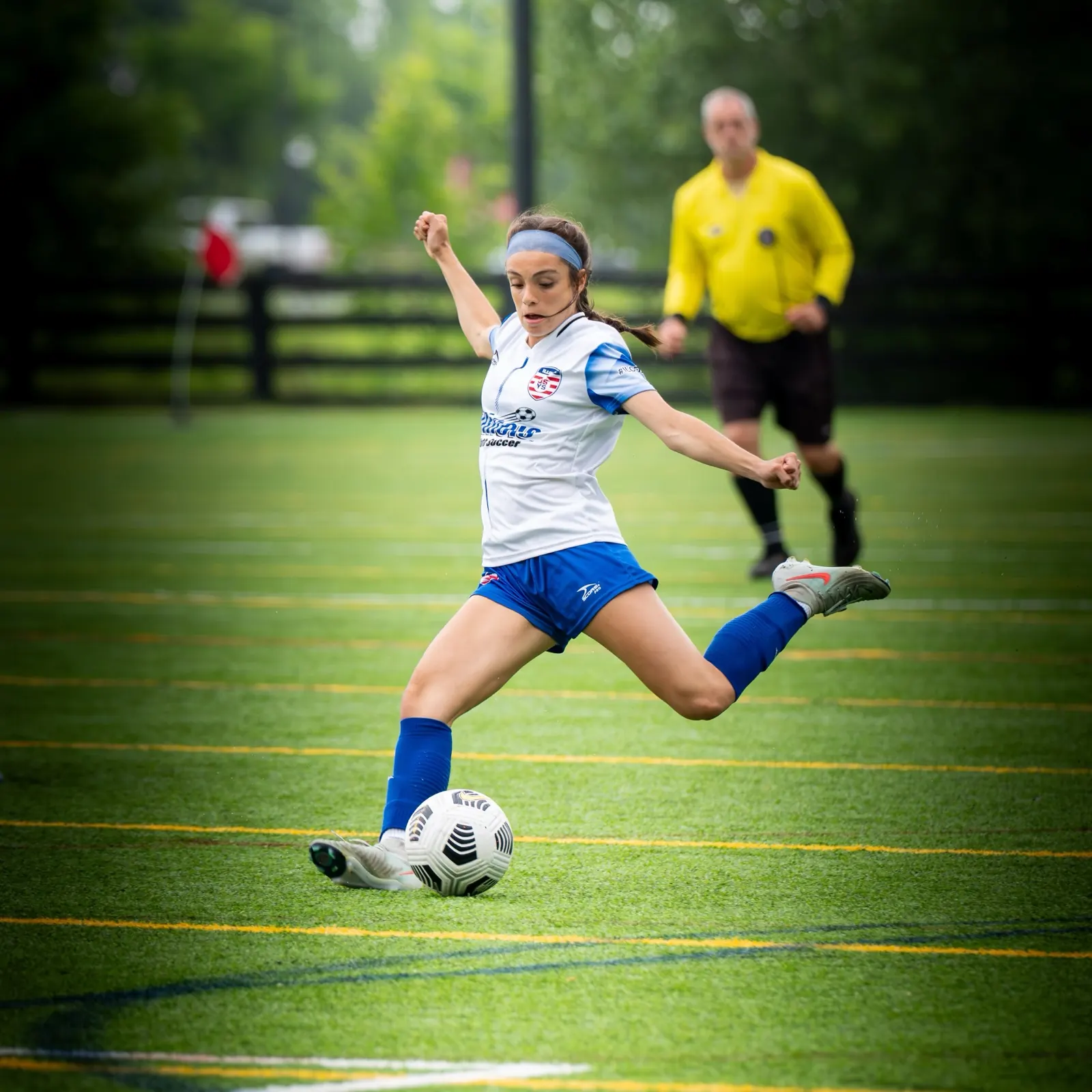 Amaya playing for the ODP Illinois State Team
